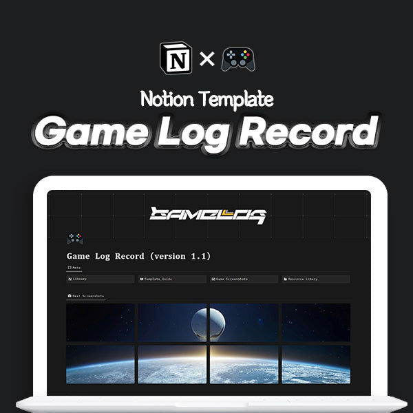 Game Log Record Notion Template Notion Template