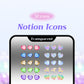 3D Chrome Heart Notion Icon Pack Notion Icon