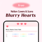 Free Blurry Heart Notion Icons & Covers Notion Icon & Cover
