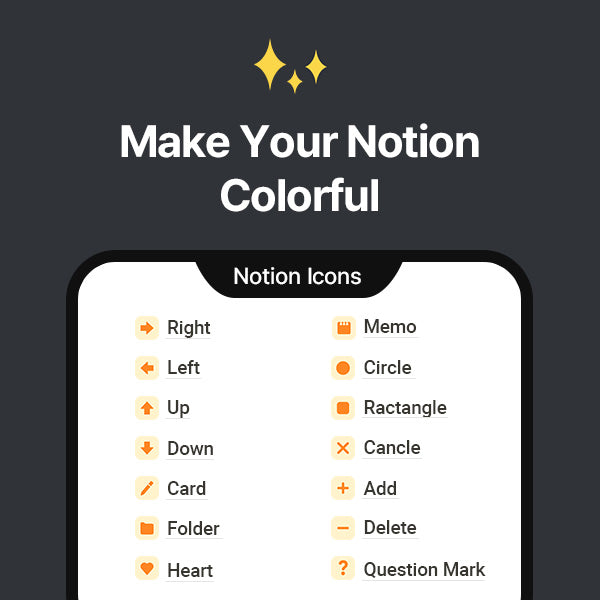 252 Simple Color Notion Icon Pack Notion Icon