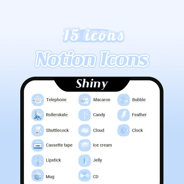 Blue Aesthetic Animation Gif Notion Icon Pack Notion Icon