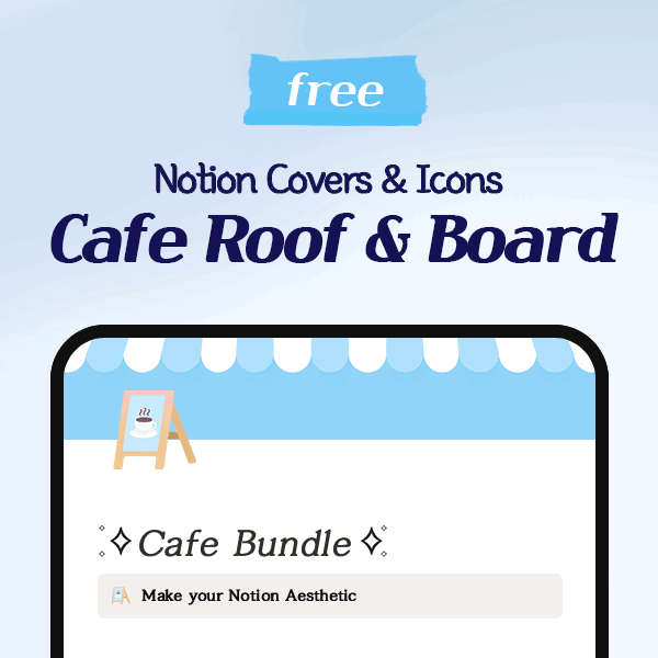 Free Cafe Roof and Board Notion Icons & Covers Notion Icon & Cover